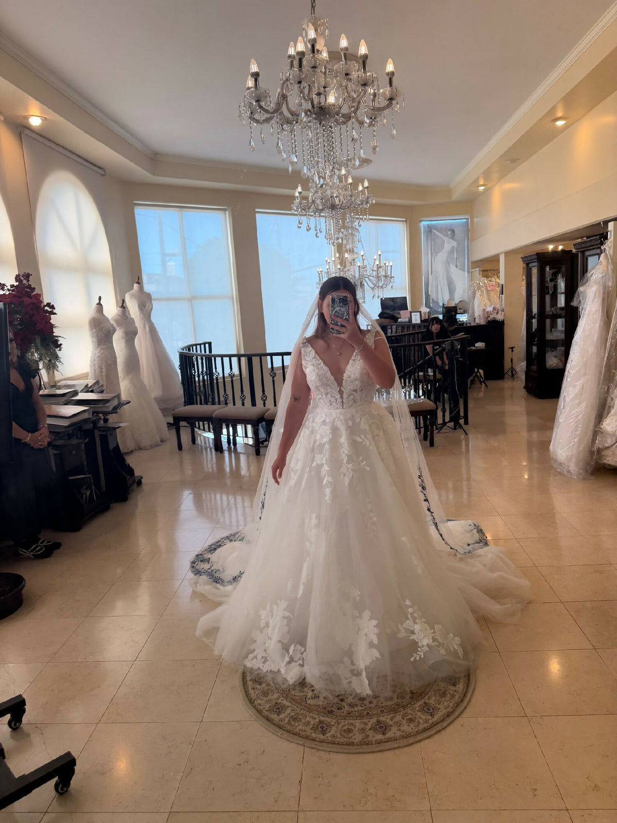 Blue Heirloom Veil