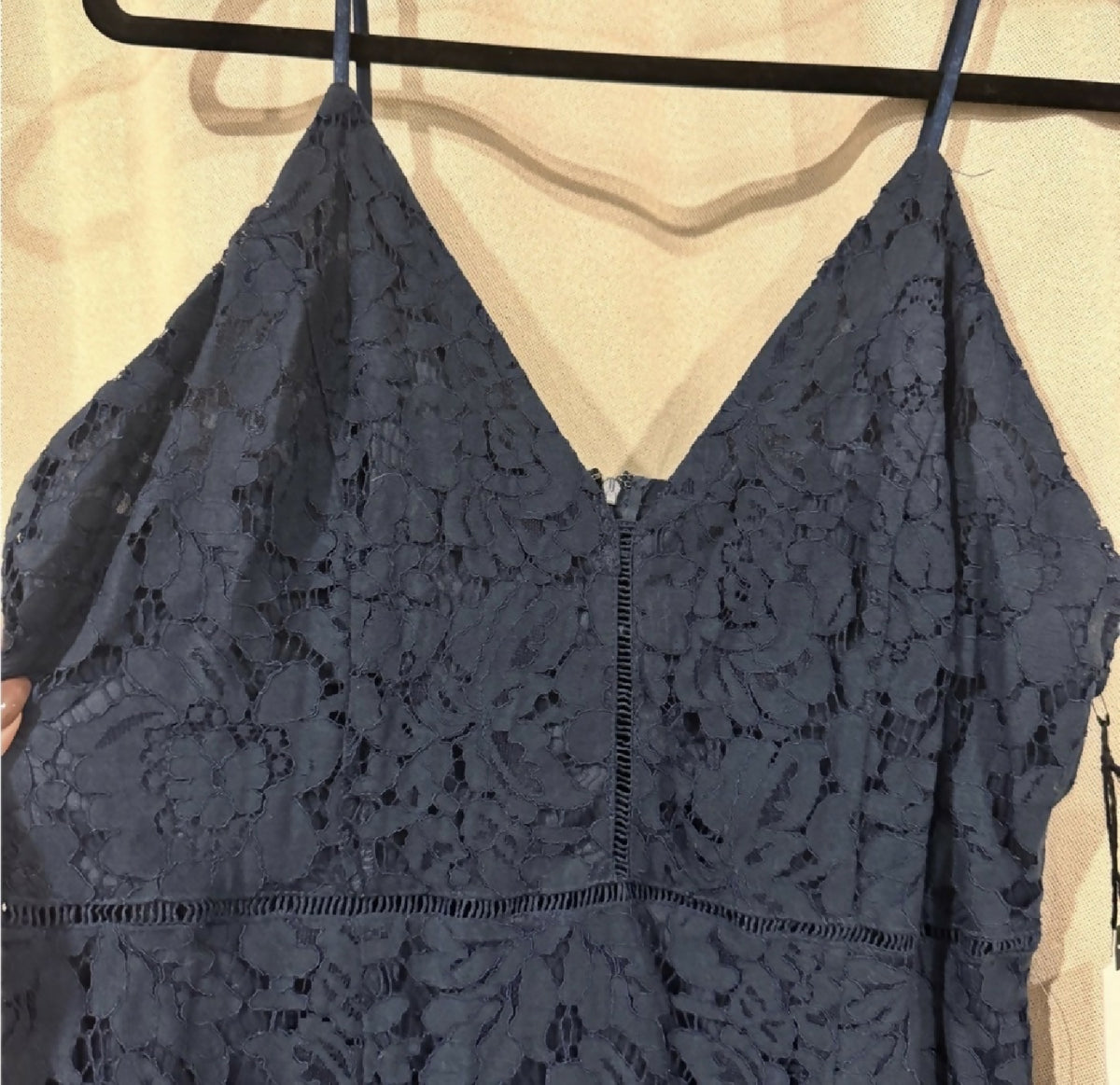ASTR The Label Navy Lace Dress XL, NWT