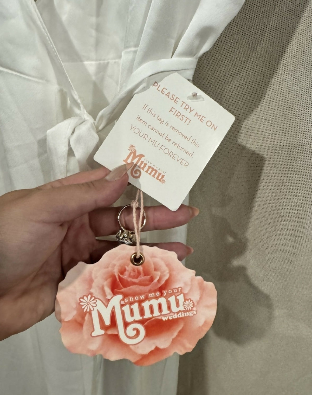 Show Me Your MuMu White Wrap Maxi Dress
