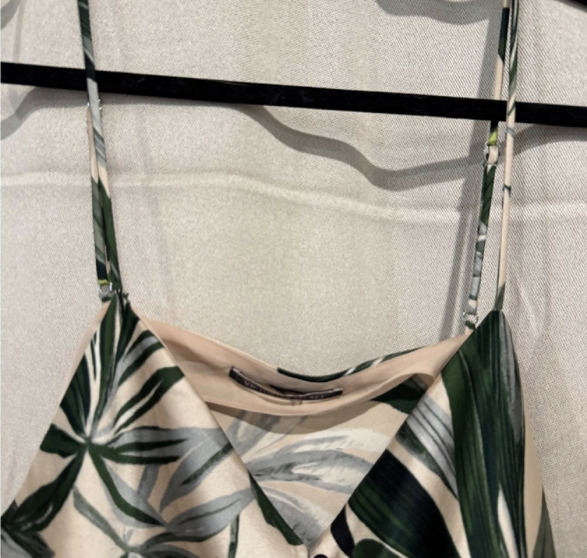 Victorias Secret Tropical Leaf Print Camisole and Skirt Set