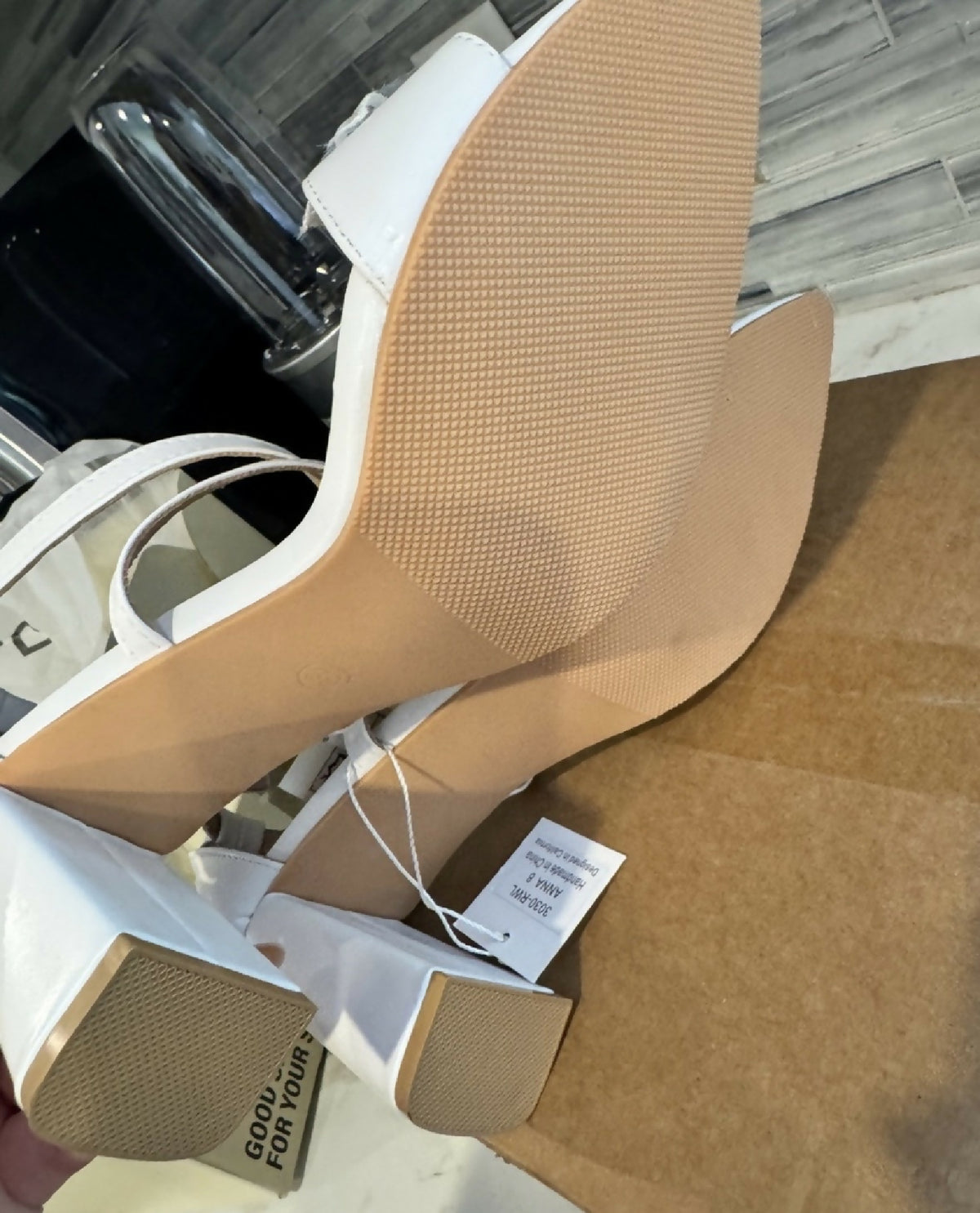 J. Adams Anna White Bridal Heels
