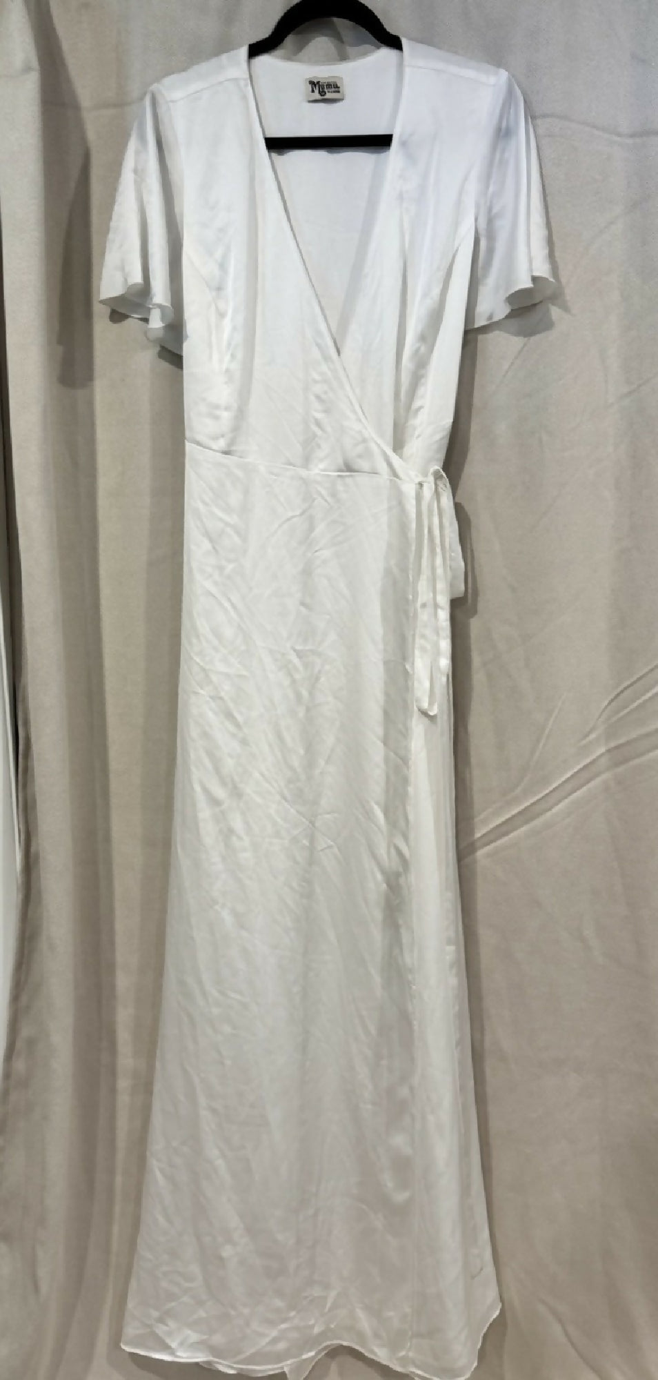 Show Me Your MuMu White Wrap Maxi Dress
