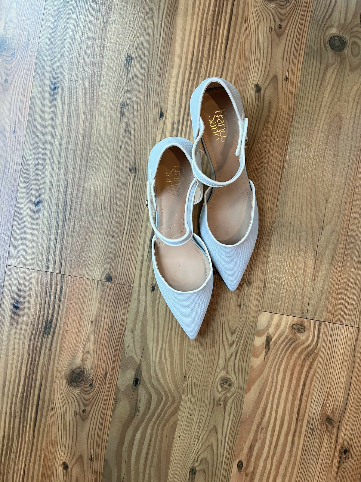 Light Blue Block Heels