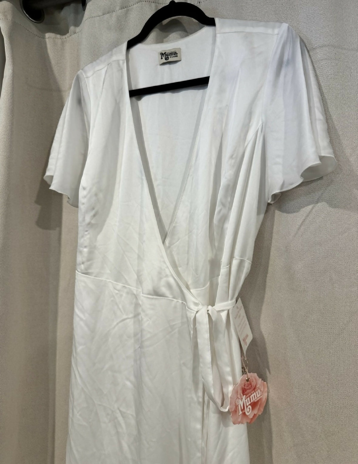 Show Me Your MuMu White Wrap Maxi Dress