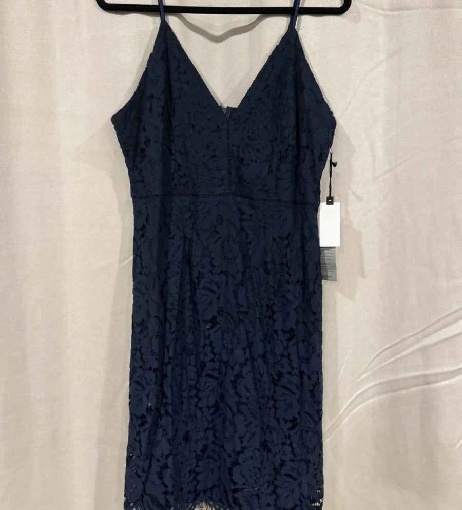 ASTR The Label Navy Lace Dress XL, NWT